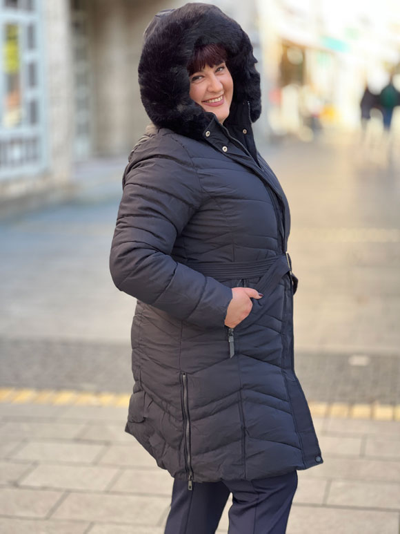 Plus size ženska jakna Kiara - Slika 3