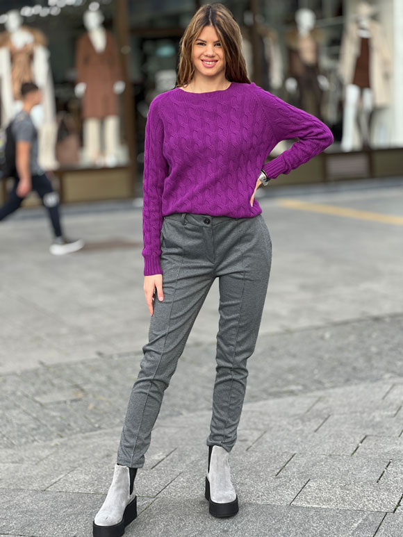 Ženske pamučne pantalone - Slika 2