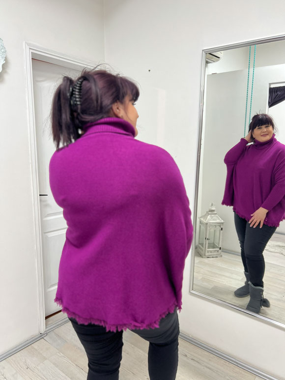 Plus size bluza za žene univerzalna - Slika 2