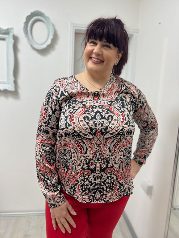 Plus size ženska košulja