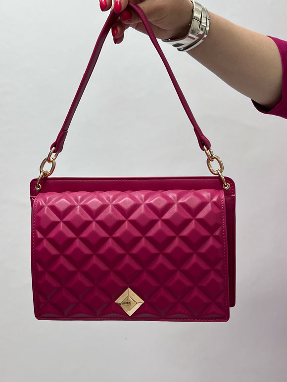 Plus size ženska torba ciklama