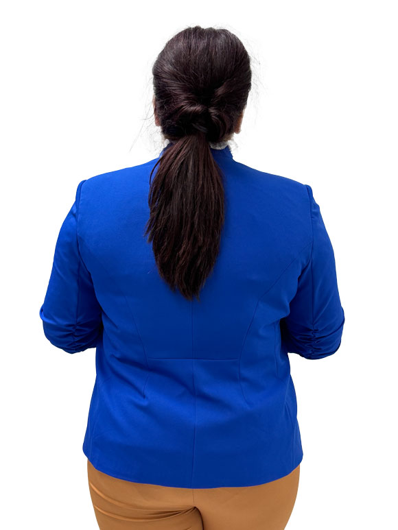 Plus size ženski sako - blejzer - Slika 9