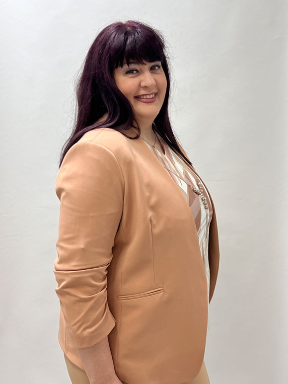 Plus size ženski sako - blejzer - Slika 2