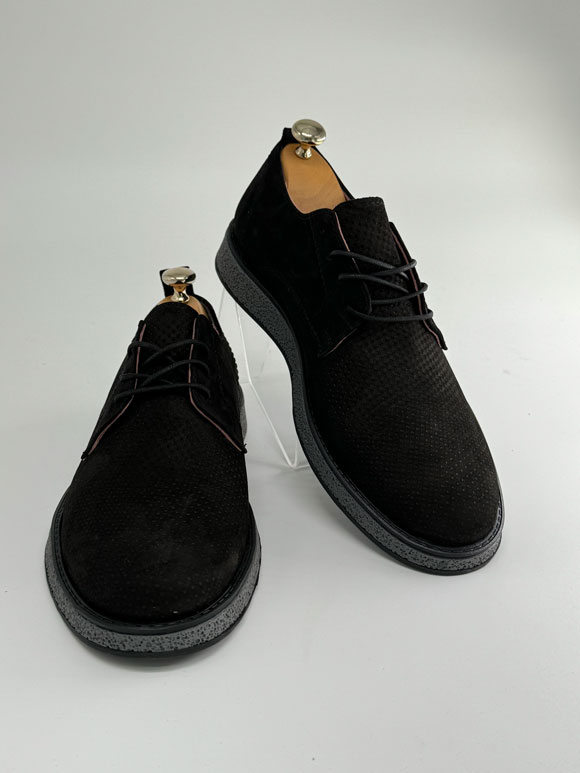 Muške cipele prevrnuta koža - Slika 4