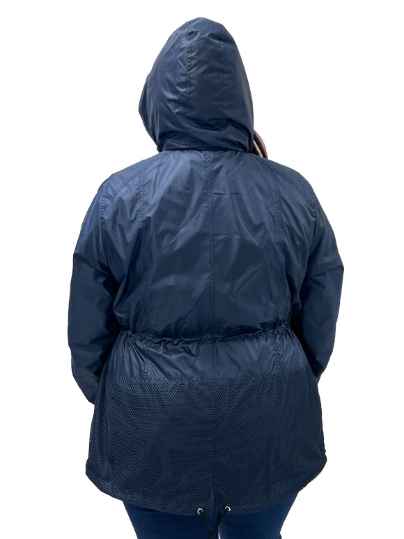 Plus size ženska jakna - šuškavac - Slika 7