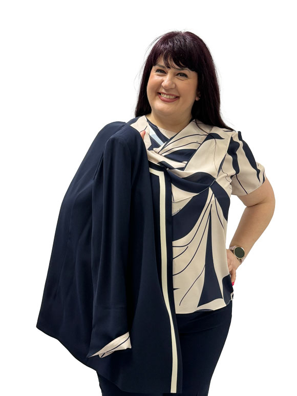 Plus size ženski trodelni komplet - Slika 4