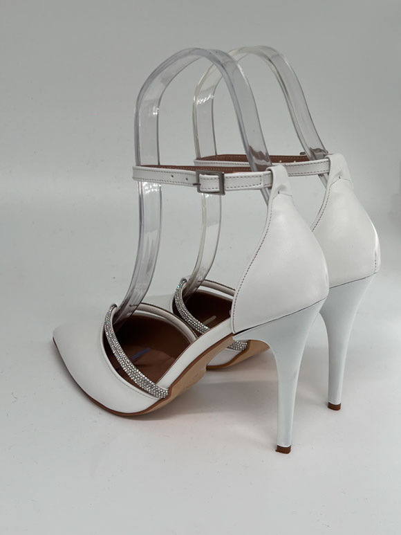 Ženske bele sandale - Slika 4