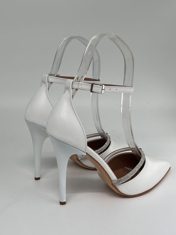 Ženske bele sandale - Slika 3