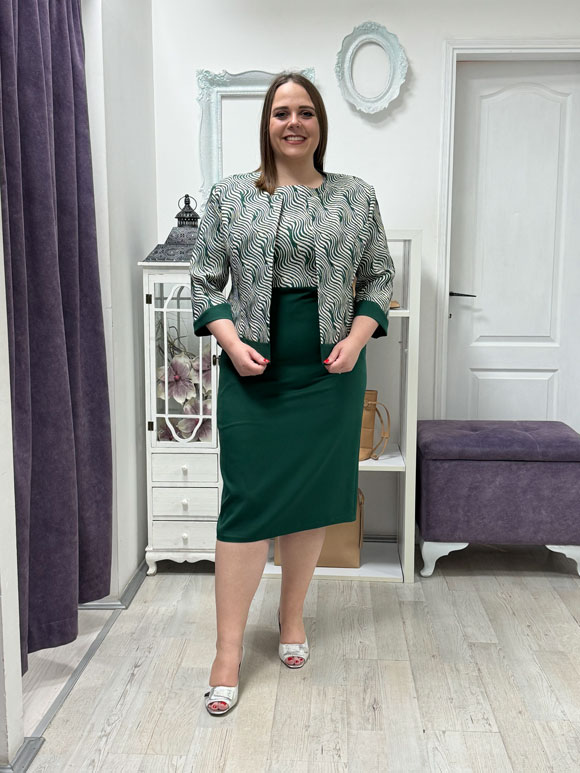 Plus size ženski komplet - Slika 4