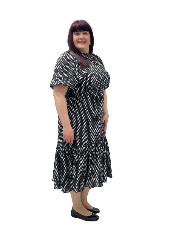Plus size ženska haljina - Slika 2