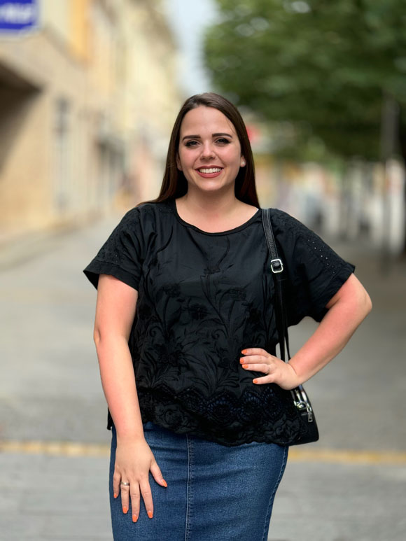 Plus size ženska bluza