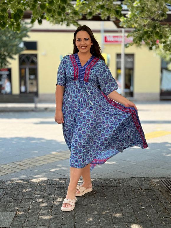 Plus size haljina na bretele