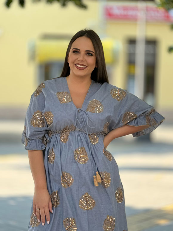 Plus size haljina ženska - Slika 2