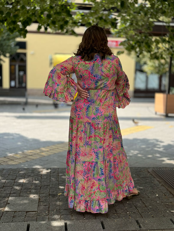 Plus size haljina za dame - Slika 3