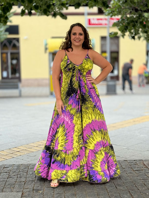 Plus size ženska haljina