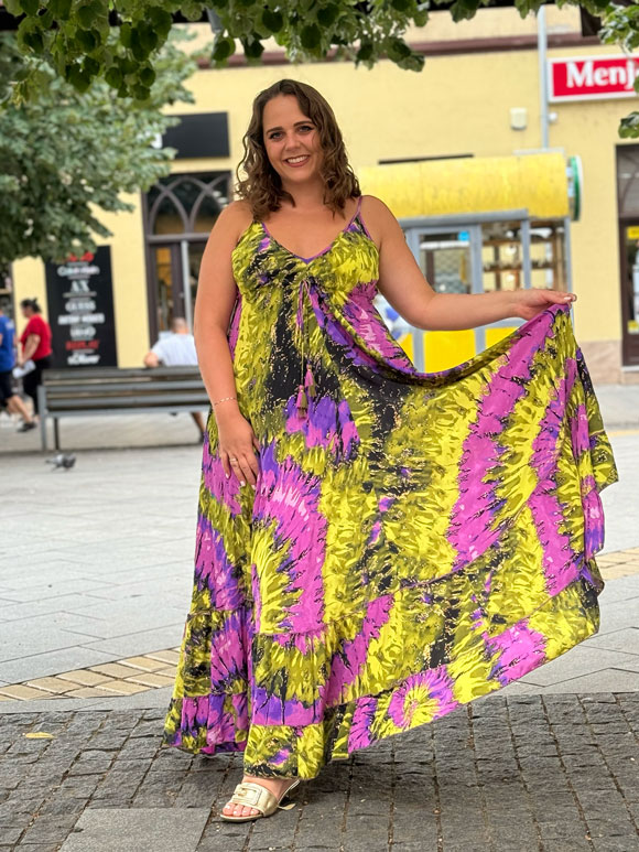 Plus size ženska haljina - Slika 2