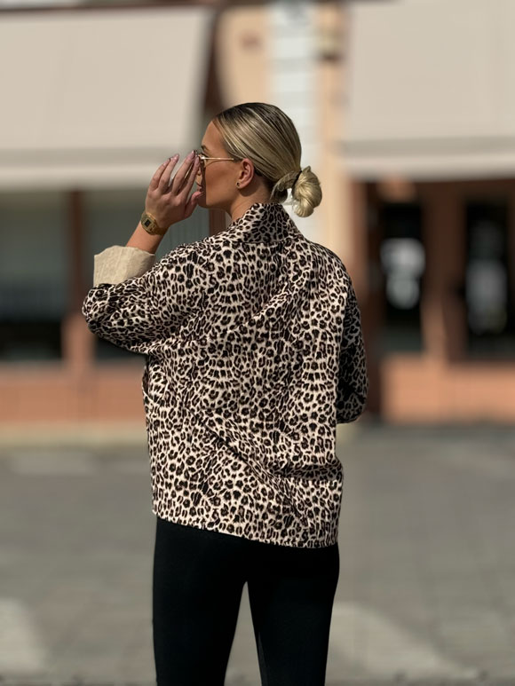 Ženska jakna leopard - Slika 2