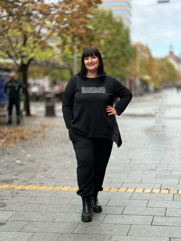 Plus size komplet ženski