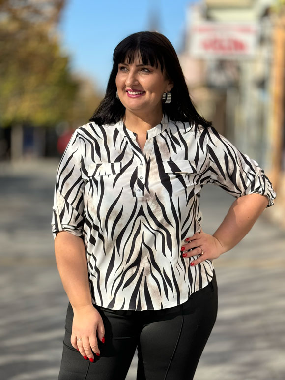 Plus size ženska bluza
