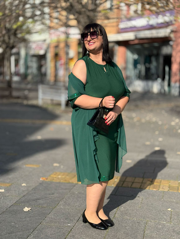 Plus size ženska haljina - Slika 6